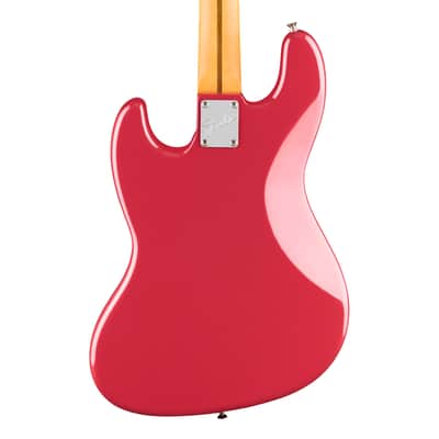 Fender American Professional Classic Jazz Bass - Faded Dakota Red w/Maple FB image 7