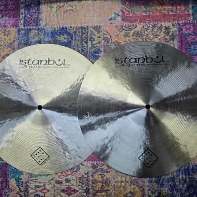 Istanbul Agop 15" Traditional  Dark Hi-Hat (Pair) 2010s - Traditional image 2