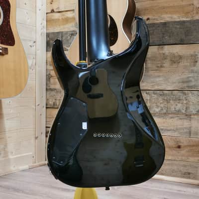 ESP E-II M-II 7-NT 7-String MIJ - Ebony FIngerboard, Dark Brown Natural Burst image 14