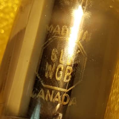 GE 0% Perfect Tight Matched Pair (2) 5881 tNOS AT1000 TESTED Vacuum Tubes Canada Smooth Plate Brown Base 6L6WGB rugged 6L6 Beam Power Tetrode 1954-1963 image 7
