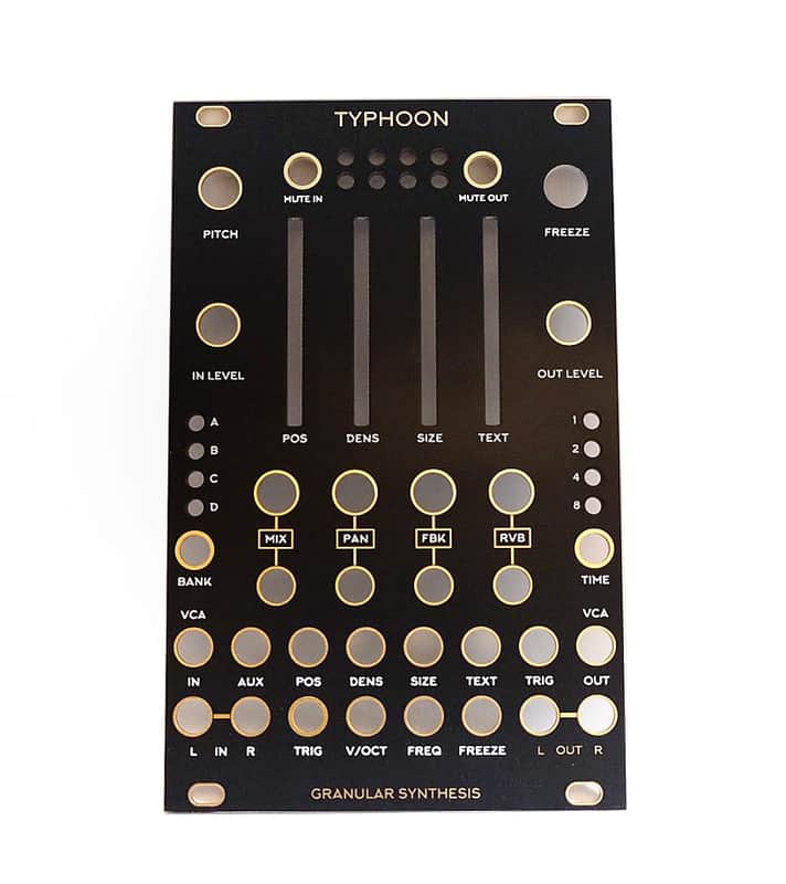 Typhoon panel and pcb for diy (mutable instruments clouds clone variant) image 1