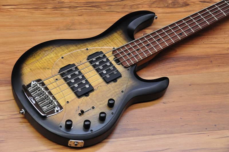 Sterling by Music Man Stingray 35HH - Natural Burl Satin image 1
