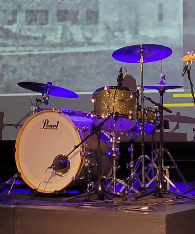 Pearl MCT943XP/C347 Masters Maple Complete 13x9 / 16x16 / 24x14" 3pc Shell Pack 2016 - Present - Bombay Gold Sparkle image 1
