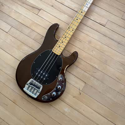 1977 Musicman Stingray Bass Guitar Mocha image 1