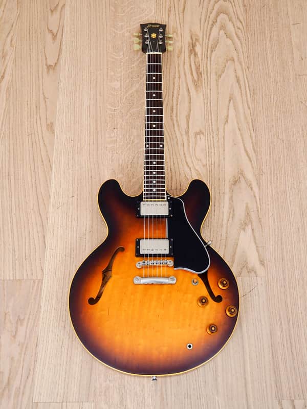 1981 Greco Super Real SA1200 Vintage Long Guard Lacquer 335 w/ Dry