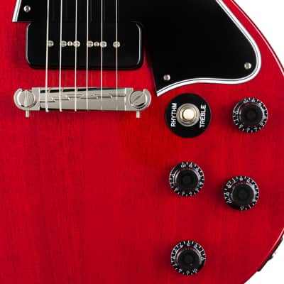 Epiphone Les Paul Special Double Cut Cherry Red - Single Cut Electric Guitar image 9