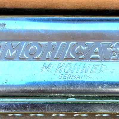 Hohner Chromonica 64 pro model chrome harmonica. image 2