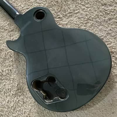 Black Les Paul LP Style Guitar Body with Maple Neck, Rosewood Fretboard image 16