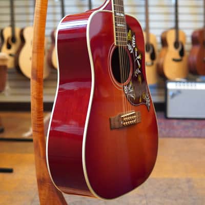 Gibson Custom Limited Hummingbird 12-String Acoustic Guitar 2011 Vintage Cherry w/Hard Case image 2