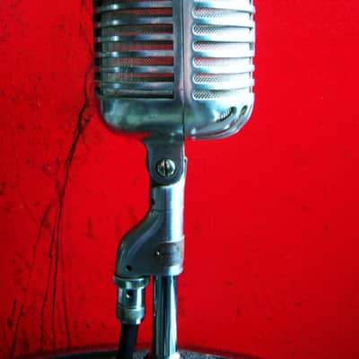 Vintage 1940's Shure 55 Cardioid Dynamic Microphone mod LED light lamp # 1 556S 556 55 55SW image 8