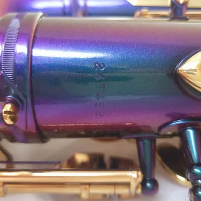 LA Sax Alto Saxophone, with high G key - Chameleon Color image 10