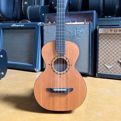 2012 Rick Turner Compass Rose Tenor Ukulele #297 – Cedar / Figured Sycamore – Gig Bag image 2