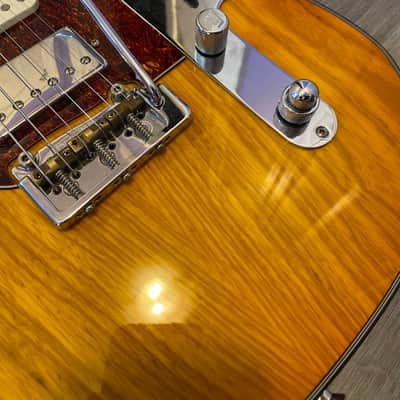 Fret King Country Squire Semitone Deluxe Thinline wHSC Natural HSH Blend Control image 17