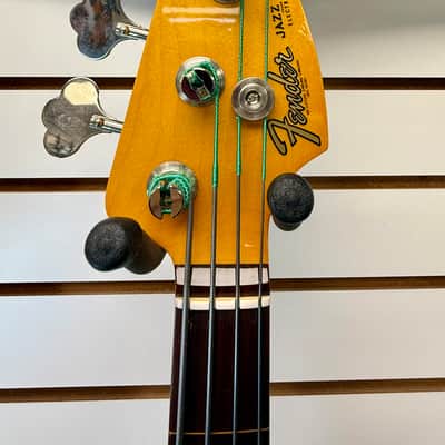 Fender Jaco Pastorius Fretless 4 String Bass, 3 Color Sunburst with Case - Pre Owned image 9