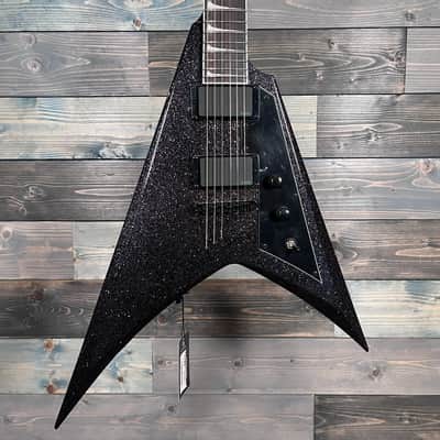 ESP LTD KH-V Electric Guitar - Black Sparkle image 2