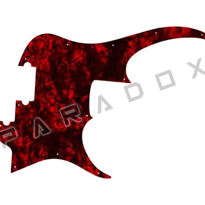 Custom Pickguard For 2000's Made in China Peavey Zodiac EX - Dark Red Pearl/Black/White/Black .090"