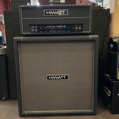 Hiwatt Custom 50W Half Stack - 50 DR-504 w/ 4x12 Cab from 1990 image 1