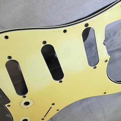 Fender Stratocaster Pickguard Super Relic / Aged Strat 59 thru 62 Mint Green AVRI 60's 11 hole image 6
