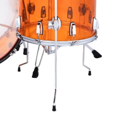 Ludwig LF944VXX47 14x14Vistalite Floor Tom Amber image 2