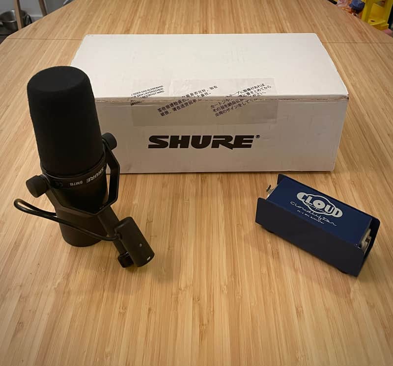 Shure SM7B Microphone with Cloudlifter CL-1 image 1