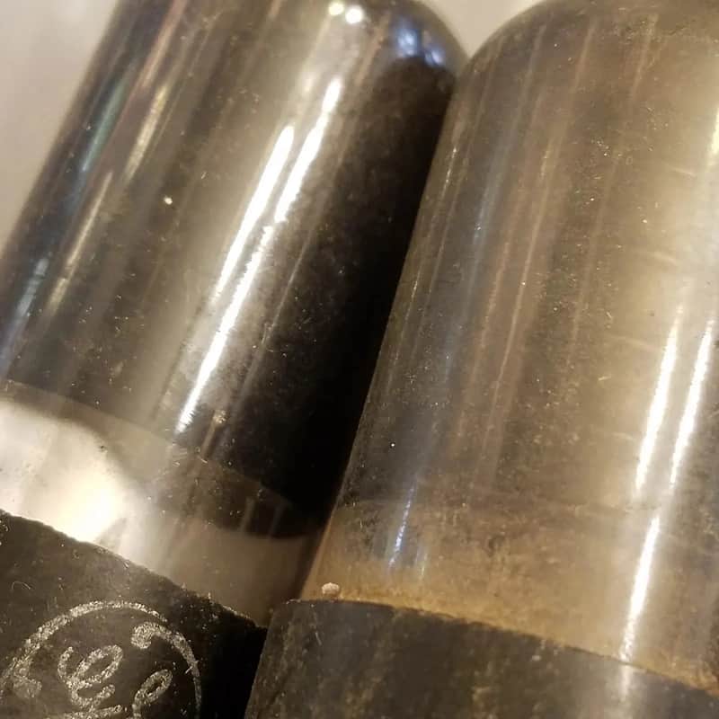 Ken-Rad Pair (2) 6V6GT Beam Power AT1000 TESTED Vacuum Tubes greyglass 188-5 6V6 Audio 1945-1958 image 1