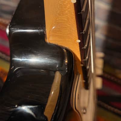 Fender 1994 Strat Plus Rosewood Fretboard 3-Color Sunburst w/ OHSC, Lace Sensor Neck & Middle Pickups, SD Single Coil-Sized Bridge Humbucker & Piezo Pickup System image 12