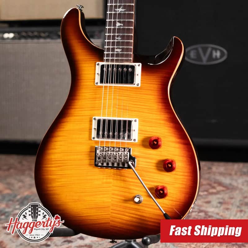 PRS SE DGT David Grissom Electric Guitar - McCarty Tobacco Sunburst with Gig Bag image 1