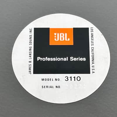 JBL 3110 Frequency Dividing Network Divider Crossover Professional Series image 11
