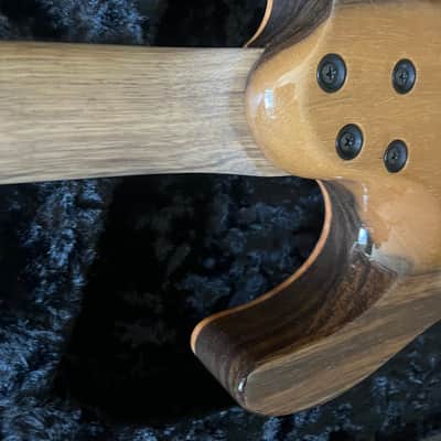 Suhr Modern Spalt Maple Brown Burst: Black Limba Body image 22