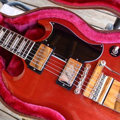 Gibson SG Standard '61 w/ Maestro Vibrola 2022 Gibson Demo Shop Guitar Vintage Cherry image 16