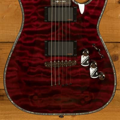 Schecter Hellraiser C-1 - Rosewood - Black Cherry image 9