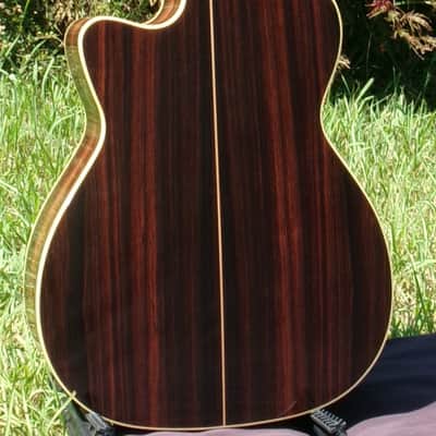 2009 Yairi WY-1 Bob Weir Model, Electric Acoustic Guitar with cutaway professional grade Natural+K Yairi Had Case plus more extras image 9
