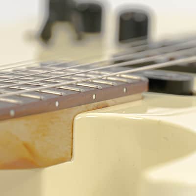 Late ‘80s Kramer Focus F-6000 Vintage White ESP-Made w/ Floyd Rose, Gigbag image 8
