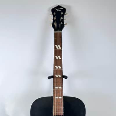 Recording King RDS-7-MBK Dirty 30's Series 7 Dreadnought Acoustic Guitar w/ Hard Case image 4
