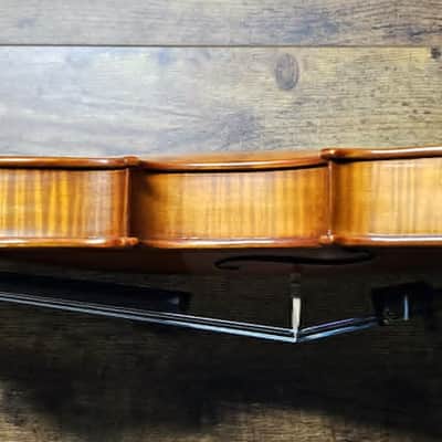 2004 |ROM| Adj & Upgr Gliga Genial 3/4 Violin | Flamed Back | Dominant Strings | Brazilwood Bow image 4