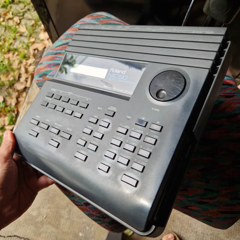 Roland MC-50 MicroComposer 1990 - 1992 - Black image 1