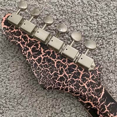 Custom Finish Electric Guitar SSS, Purple Black Basswood Body, Maple Neck, 22 Frets Fretboard image 2