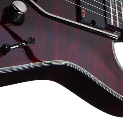 Schecter Hellraiser C-7 FR Electric Guitar - Black Cherry (BCH) (1812) image 6