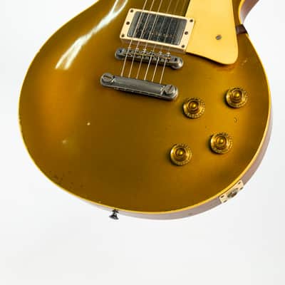 Gibson 1958 Les Paul Gold Top Electric Guitar Owned By Billie Joe Armstrong Of Green Day image 10