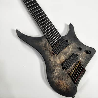 GOC Materia 3.ECO Headless Guitar 25.5 - 27" 8 String Black image 2