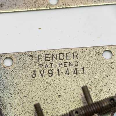 1982–1984 Fender Telecaster Bridge Plate – JV Serial Made in Japan (MIJ) image 2