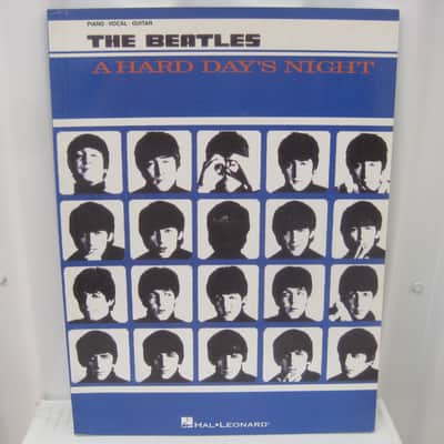 The Beatles A Hard Day's Night Piano Vocal Guitar Sheet Music Song Book Songbook image 1