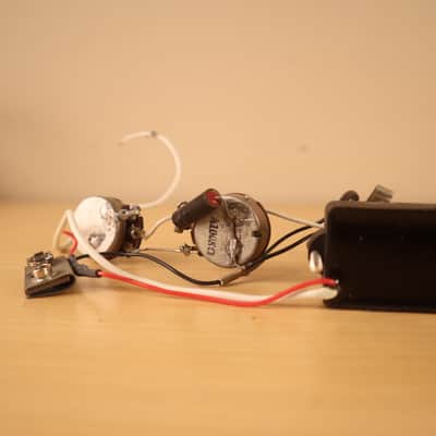 Vintage 1990's EMG P-Bass Pickups with Wiring Harness and Pots image 7