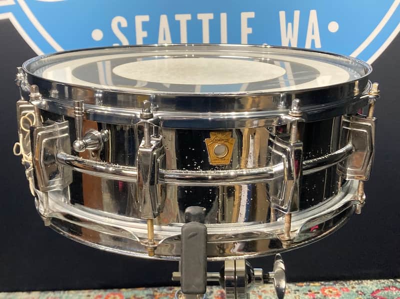 Ludwig Carmine Appice's SIGNED 5x14" Supraphonic Snare Drum. Vanilla Fudge, Cactus, Jeff Beck, Rod Stewart! (#1) 1965 image 1