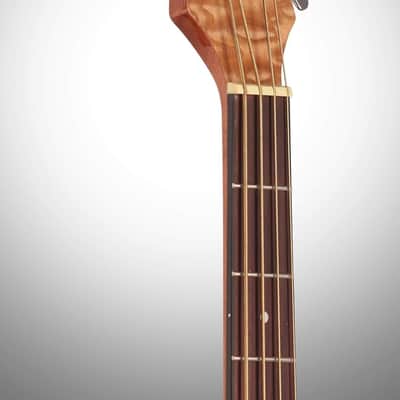 Dean Exotica Quilt Ash A/E Bass GN Guitar image 3