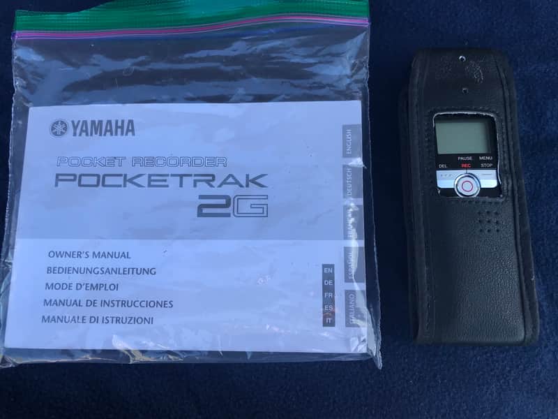 Yamaha Pocketrak 2G Recorder 2008 - Black image 1