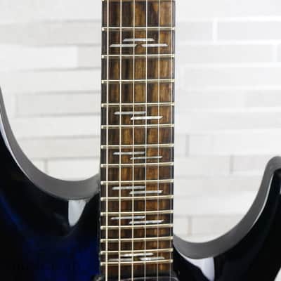 Schecter Omen Elite 6 FR - See Thru Blue Burst image 3