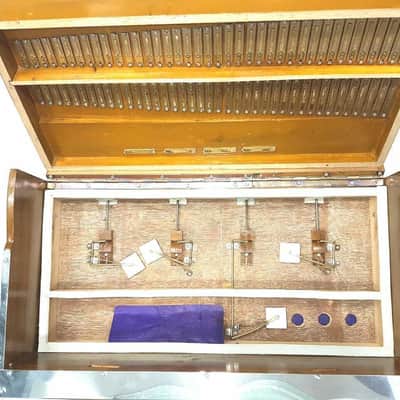 Handmade Bombay Harmonium Chudidaar Style8 Stopper Bellow 39 Key Two Reed Bass Male image 5