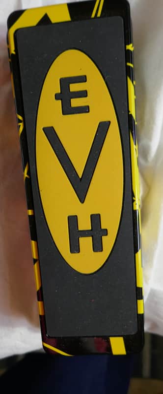 Dunlop EVH95 Eddie Van Halen Signature Cry Baby Wah 2010 - Present - Yellow / Black WITH Sealed SPARE INDUCTOR image 1