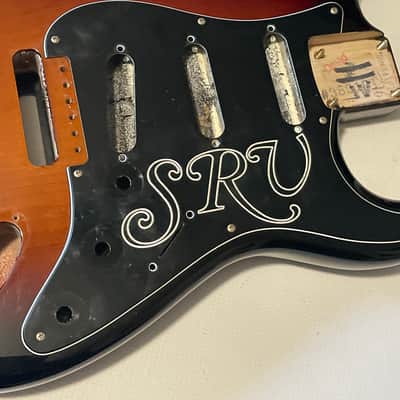 2013 Fender USA Stevie Ray Vaughan SRV Signature Stratocaster Guitar Body w/ Guard image 3